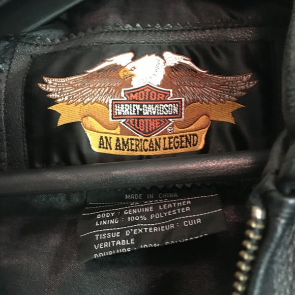 Harley Davidson 100th Anniversary Limited Edition Heavy Leather Jacket Large - Picture 4 of 4